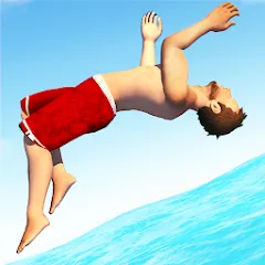 Взломанная Flip Diving (Флип дайвинг)  [МОД Много денег] - стабильная версия apk на Андроид