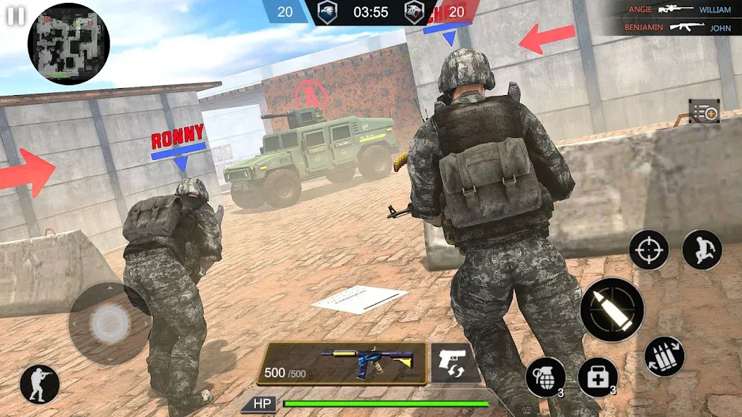 Army Commando Shooting Games  [МОД Menu] Screenshot 3