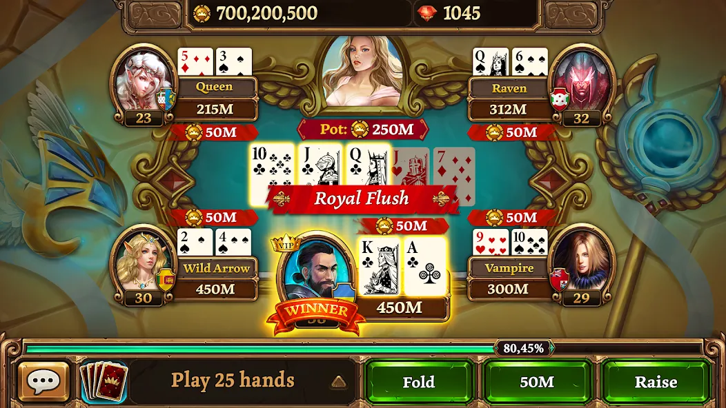 Texas Holdem - Scatter Poker (Тексас Холдем)  [МОД Много денег] Screenshot 3