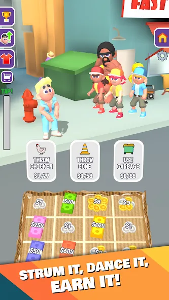 Street Life: Merge Tap Clicker (Беггинг Лайф)  [МОД Меню] Screenshot 4