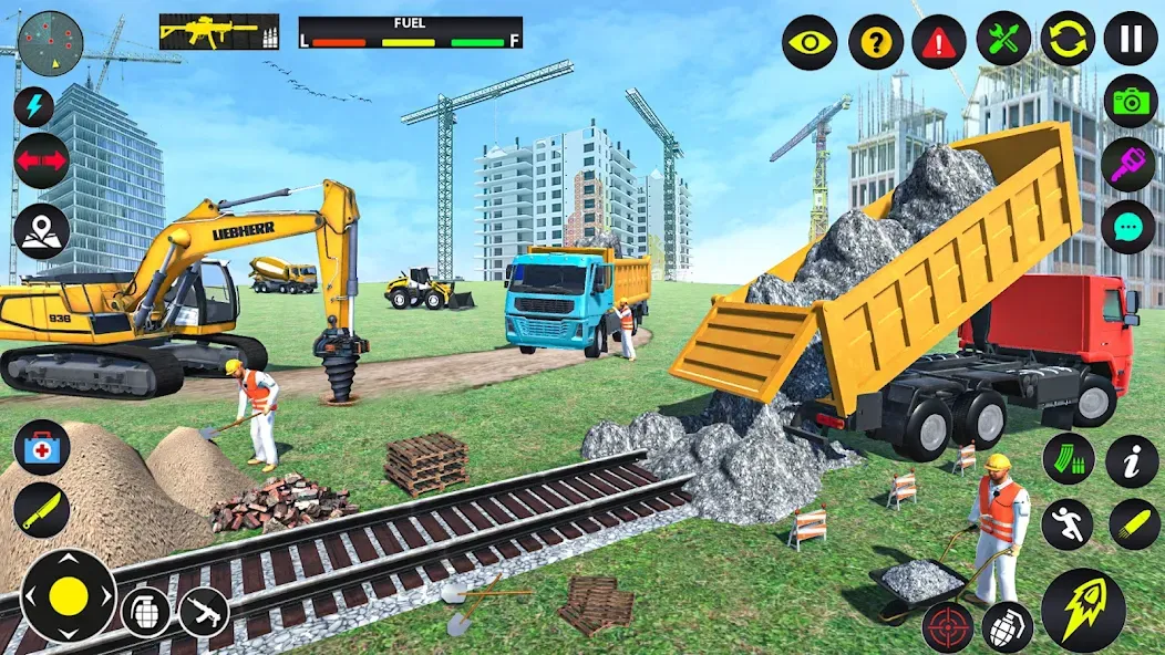 Excavator Simulator Crane Game (Экскаватор Симулятор Кран Игра)  [МОД Mega Pack] Screenshot 1