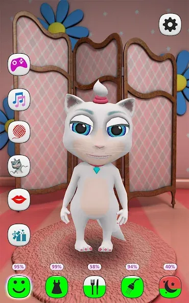My Talking Kitty Cat  [МОД Menu] Screenshot 1