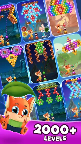 Bubble Friends Bubble Shooter  [МОД Много денег] Screenshot 5