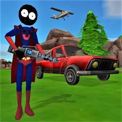 Скачать взлом Stick Superhero  [МОД Много денег] - полная версия apk на Андроид