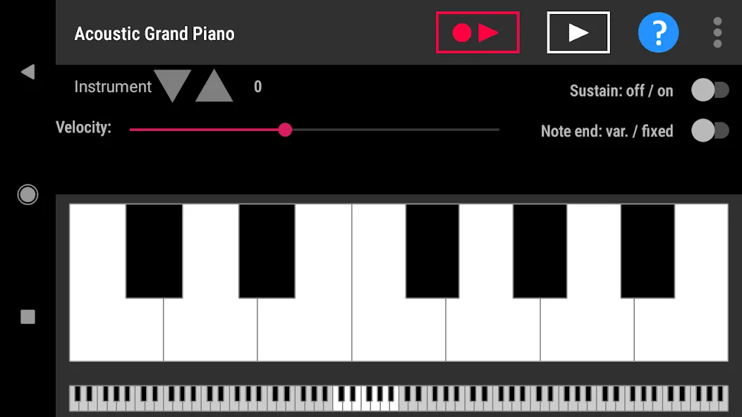 Simple piano with recorder (Симпл пиано с рекордером)  [МОД Mega Pack] Screenshot 4