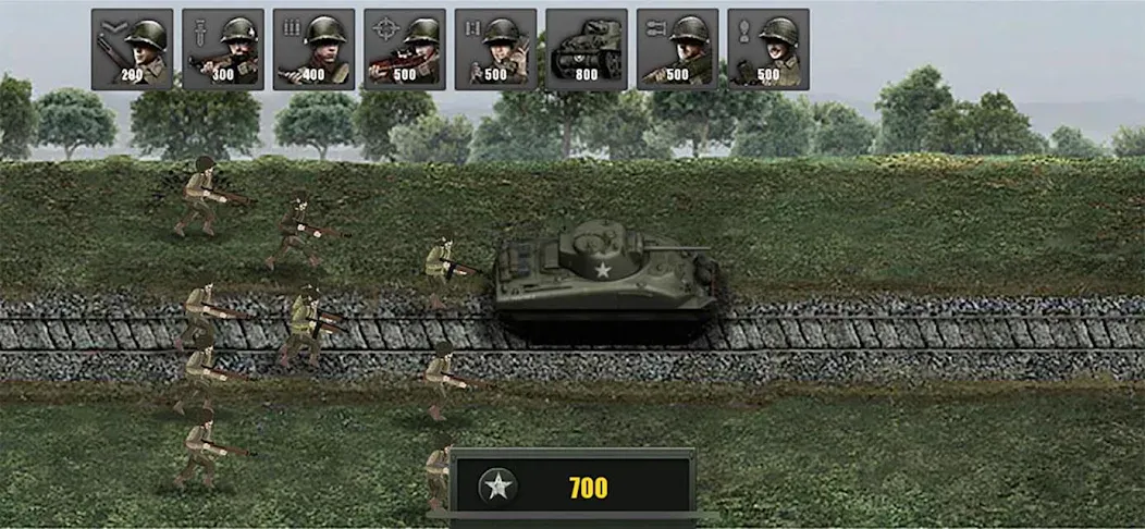 Warfare War Troops (Военное сражение Война Войска)  [МОД Много монет] Screenshot 2