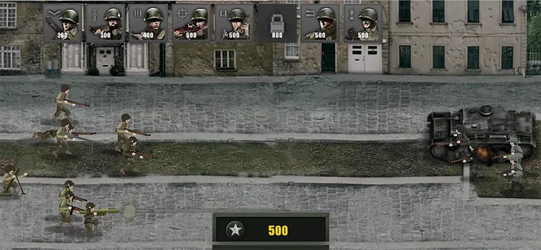 Warfare War Troops (Военное сражение Война Войска)  [МОД Много монет] Screenshot 3