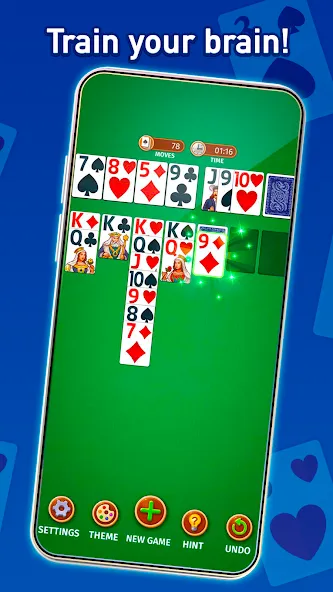 Solitaire: Classic Card Game (Клондайк Солитер)  [МОД Все открыто] Screenshot 2