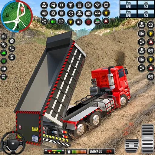 Cargo Truck Driving Truck Game (Ойл трек геймс симулятор 3D)  [МОД Меню] Screenshot 1