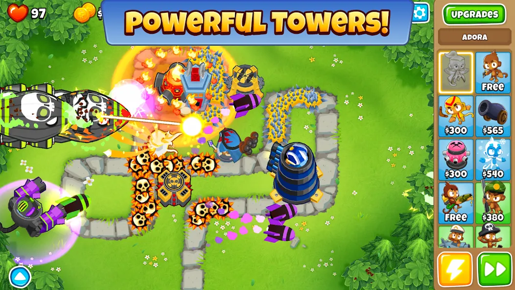 Bloons TD 6 (Блунс ТД 6)  [МОД Все открыто] Screenshot 2