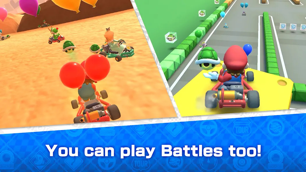 Mario Kart Tour (Марио Карт Тур)  [МОД Mega Pack] Screenshot 1