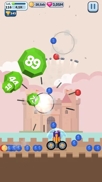 Ball Blast Cannon blitz mania (Балл Бласт Кэннон блиц мания)  [МОД Unlocked] Screenshot 5