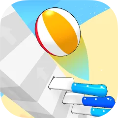 Скачать взломанную Ball Up: Knife Racing (Болл Ап)  [МОД Много монет] - стабильная версия apk на Андроид