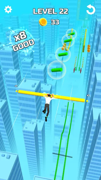 Stunt Rails (тант Рэйлз)  [МОД Все открыто] Screenshot 1