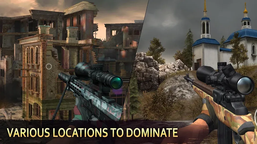 Sniper Arena: PvP Army Shooter  [МОД Menu] Screenshot 3