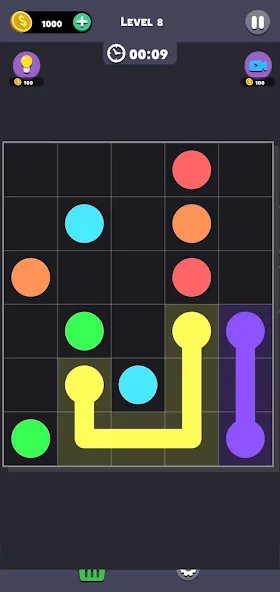 Same Color: Connect Two Dots (Сейм Колор Дот)  [МОД Много денег] Screenshot 5