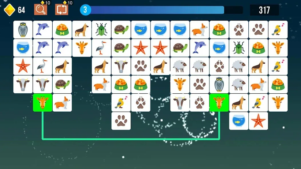 Pet Connect: Tile Puzzle Match (Пет Коннект)  [МОД Много монет] Screenshot 1