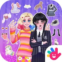 Скачать взломанную YoYa: Dress Up Fashion Girl (ЙоЯ)  [МОД Все открыто] - полная версия apk на Андроид