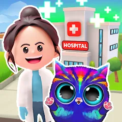 Взломанная Cute Animals: Pet Doctor (Мрдж Кьют Энималс)  [МОД Бесконечные деньги] - полная версия apk на Андроид