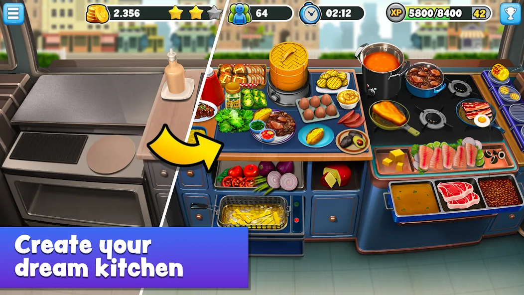 Food Truck Chef™ Cooking Games (Фуд Трак Шеф)  [МОД Меню] Screenshot 3