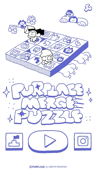 PURPLACE Merge Puzzle (Парплейс Мрдж Паззл)  [МОД Меню] Screenshot 1