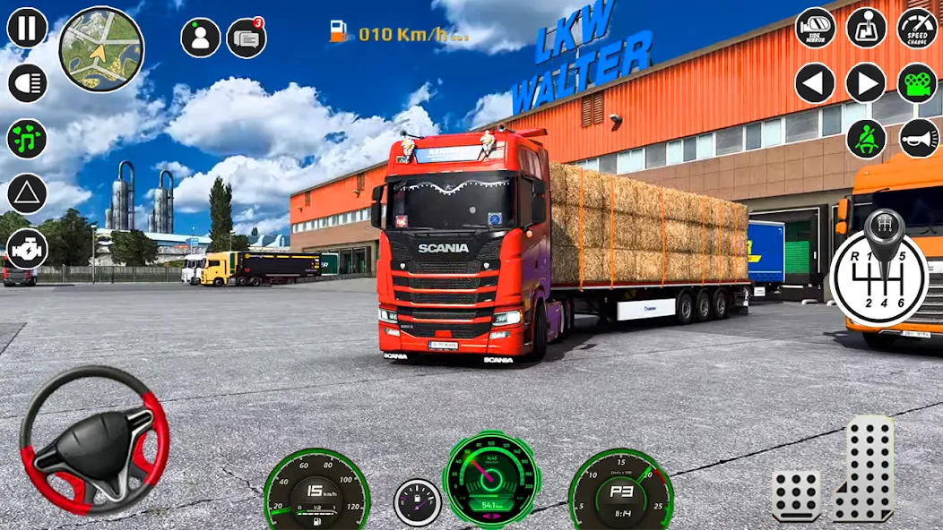 American Cargo City Driving 3D  [МОД Все открыто] Screenshot 1