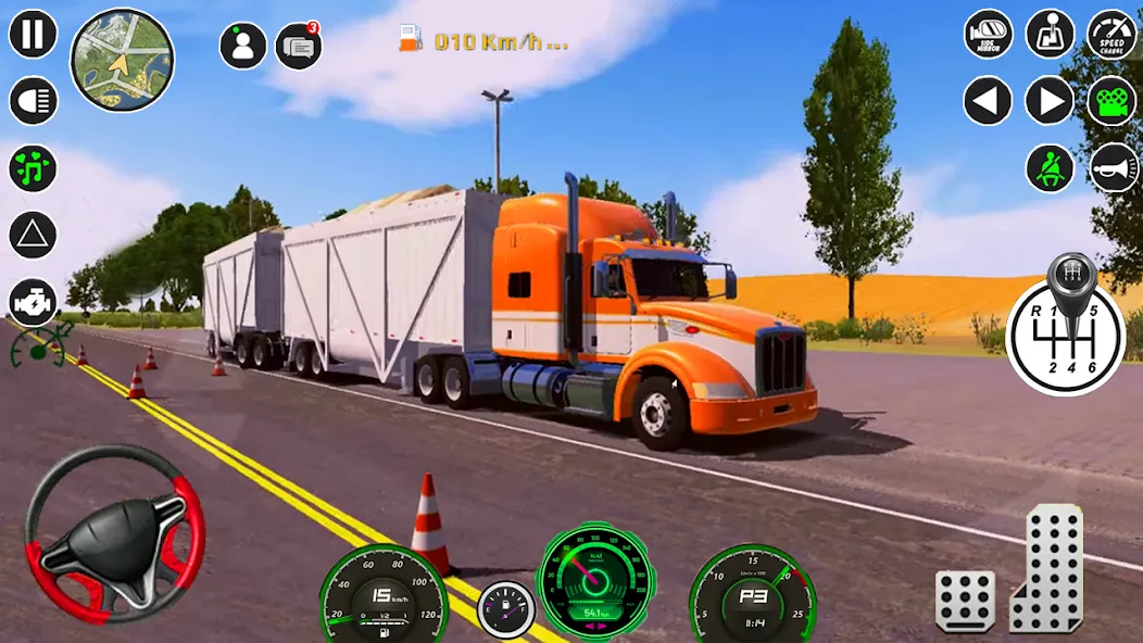 American Cargo City Driving 3D  [МОД Все открыто] Screenshot 2