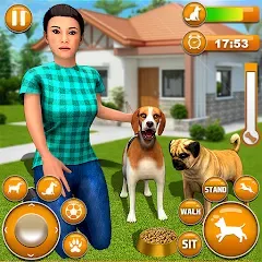 Взлом Pet Dog Family Adventure Games  [МОД Бесконечные деньги] - последняя версия apk на Андроид