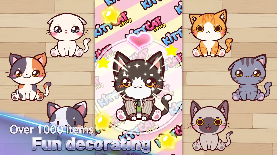 KittCat Story : Cat Maker (Киткэт Стори)  [МОД Menu] Screenshot 5