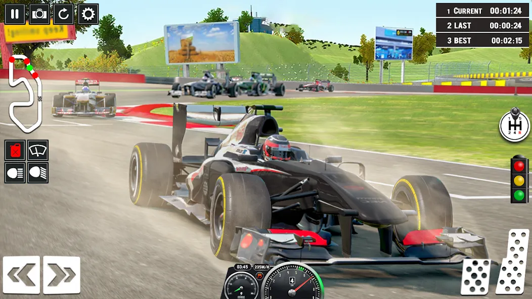 Formula Racing Car Racing Game  [МОД Бесконечные монеты] Screenshot 2