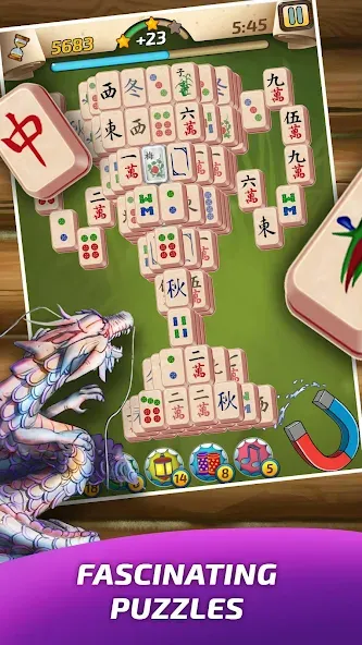 Mahjong Village  [МОД Бесконечные монеты] Screenshot 1