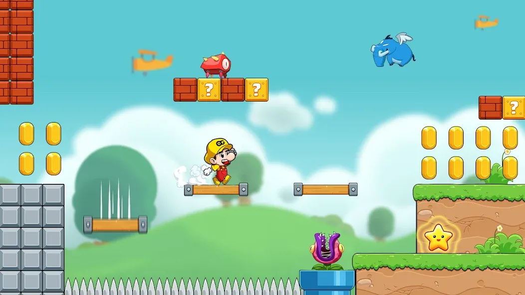 Bean's World Super: Run Games  [МОД Меню] Screenshot 1