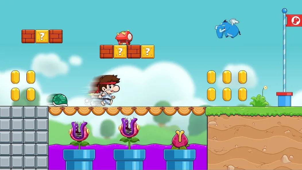 Bean's World Super: Run Games  [МОД Меню] Screenshot 4