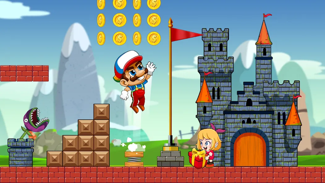 Super Bean Bros: Running Games (Супер Бин Приключение)  [МОД Меню] Screenshot 3