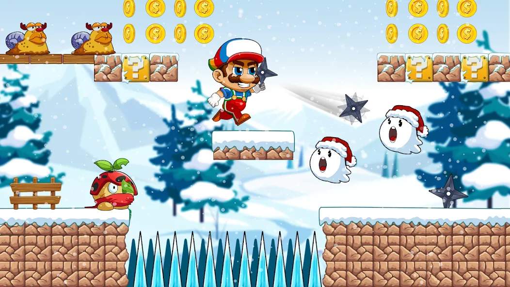 Super Bean Bros: Running Games (Супер Бин Приключение)  [МОД Меню] Screenshot 4