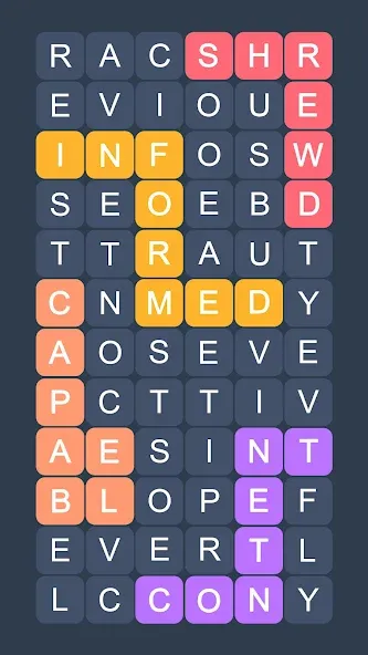 Word Search - Evolution Puzzle  [МОД Много монет] Screenshot 2