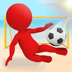 Взломанная Crazy Kick! Fun Football game  [МОД Unlimited Money] - стабильная версия apk на Андроид