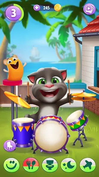 My Talking Tom 2  [МОД Меню] Screenshot 1