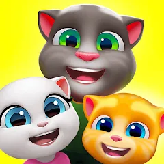 Скачать взлом My Talking Tom Friends  [МОД Menu] - стабильная версия apk на Андроид