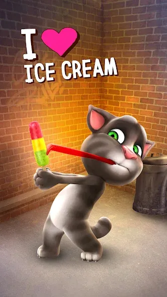 Talking Tom Cat  [МОД Бесконечные монеты] Screenshot 1