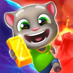 Скачать взлом Talking Tom Time Rush  [МОД Все открыто] - стабильная версия apk на Андроид