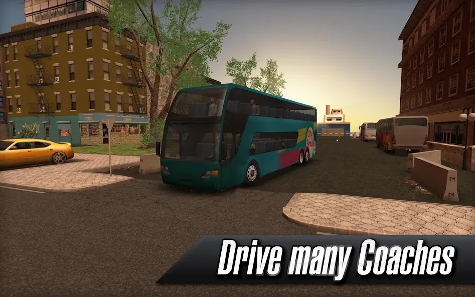 Coach Bus Simulator (Коуч Бас Симулятор)  [МОД Unlocked] Screenshot 3