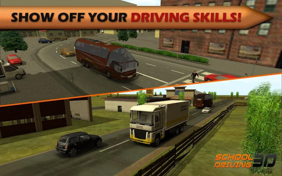 School Driving 3D (Скул Драйвинг 3Д)  [МОД Menu] Screenshot 5