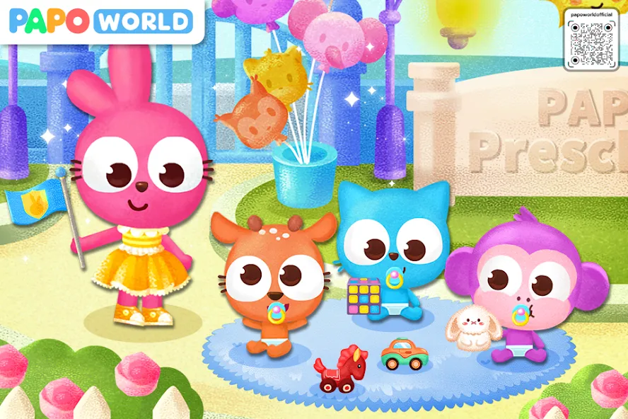 Papo Town Preschool  [МОД Все открыто] Screenshot 5