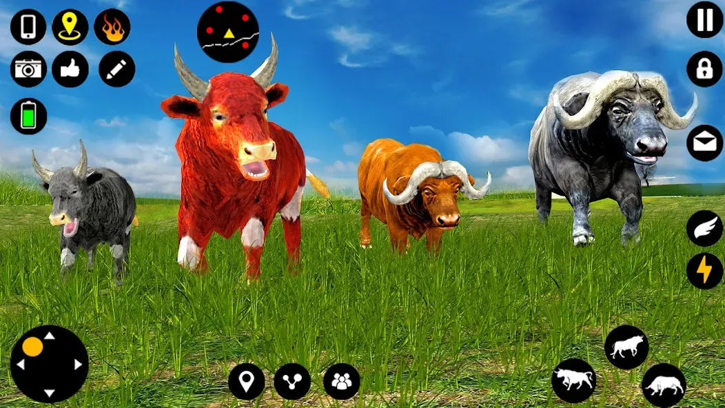 Angry Bull Attack Fight Games (Ангри Булл Атак Файт Геймс)  [МОД Бесконечные монеты] Screenshot 1