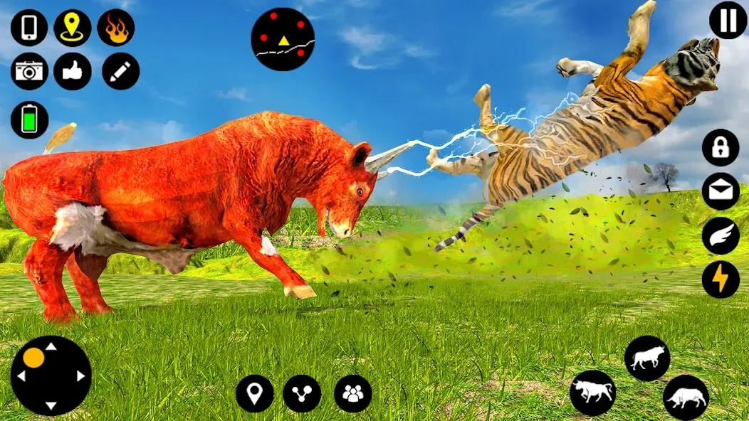 Angry Bull Attack Fight Games (Ангри Булл Атак Файт Геймс)  [МОД Бесконечные монеты] Screenshot 2