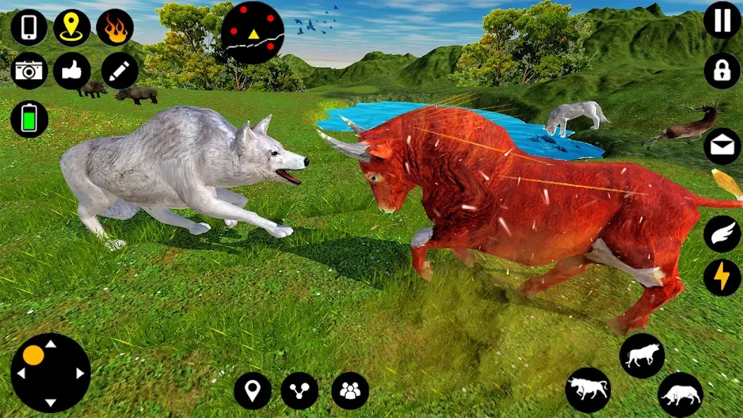 Angry Bull Attack Fight Games (Ангри Булл Атак Файт Геймс)  [МОД Бесконечные монеты] Screenshot 3