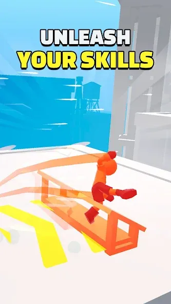 Parkour Race - FreeRun Game (Паркур Рейс)  [МОД Много денег] Screenshot 4