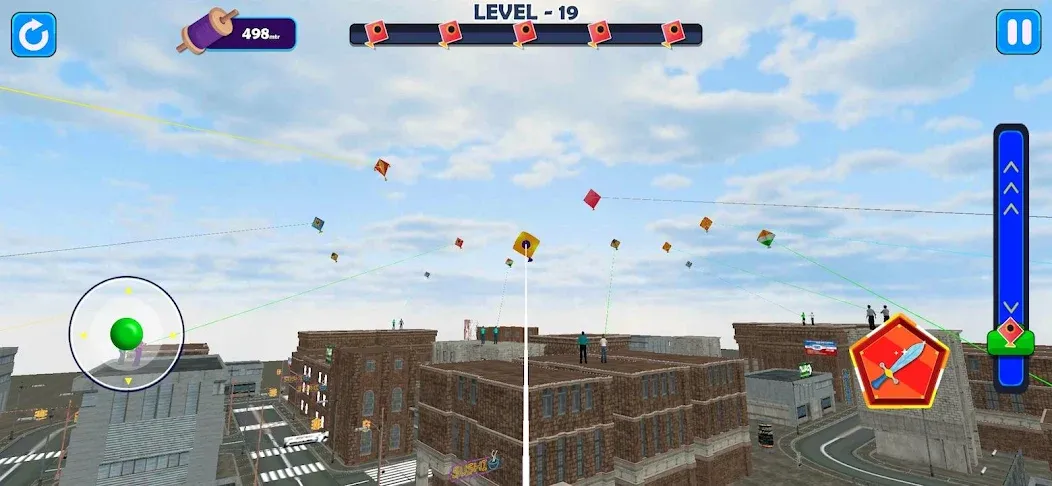 Indian Kite Flying 3D (Индийский воздушный змей 3Д)  [МОД Бесконечные монеты] Screenshot 5