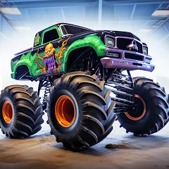 Взлом Monster truck: Extreme racing  [МОД Много денег] - стабильная версия apk на Андроид